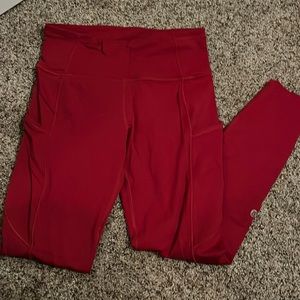 Lululemon, Fast and Free Tight, High Rise 25”